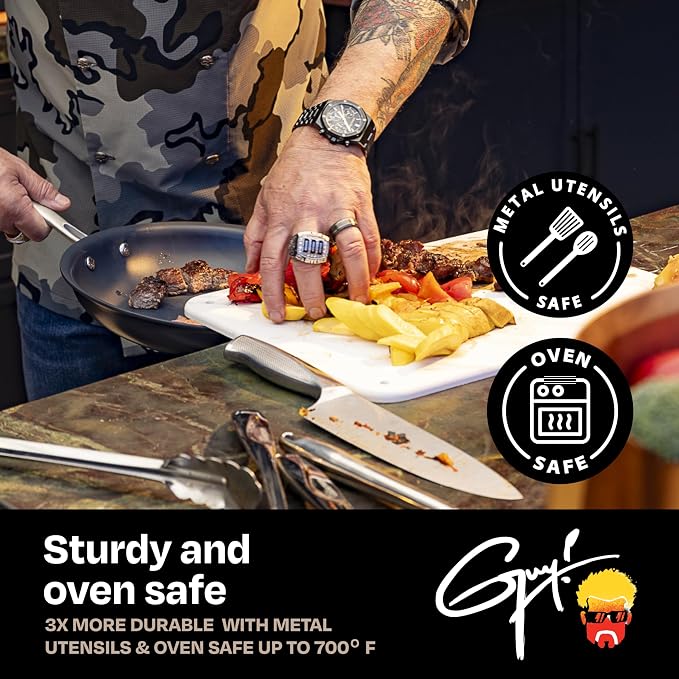 Guy Fieri's Flavortown Laser Titanium 12 Piece Set - Image 7