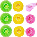 Mwellewm Plastic Bowl Covers Elastic Reusable Food Storage Stretch Saran Wrap by Mwellewm