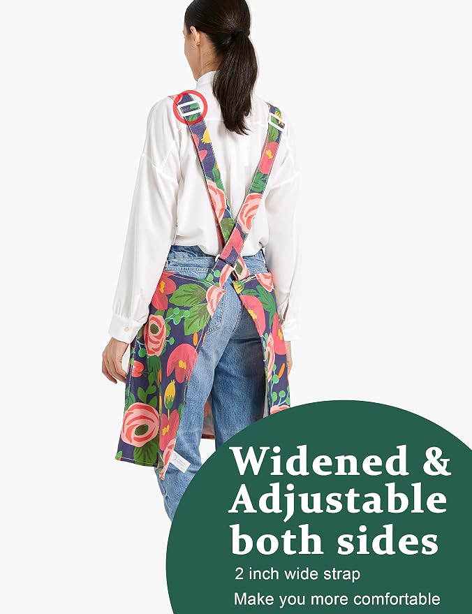 Cozy Adjustable Cross Back Aprons - Image 3