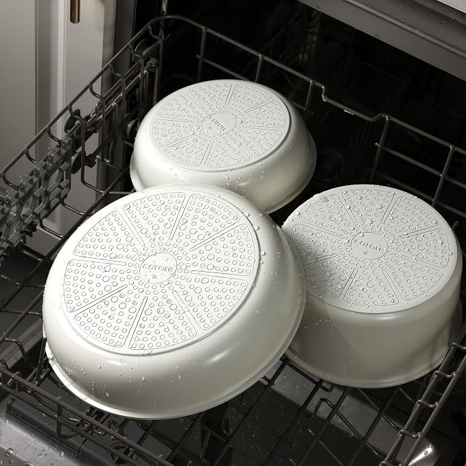 CAROTE 18Pcs Ceramic Cookware Set - Image 7
