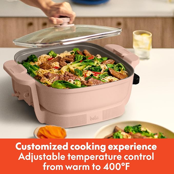 bella Make & Take Electric Skillet, Fits-anywhere™ kitchenware, EverGood™ - Image 5