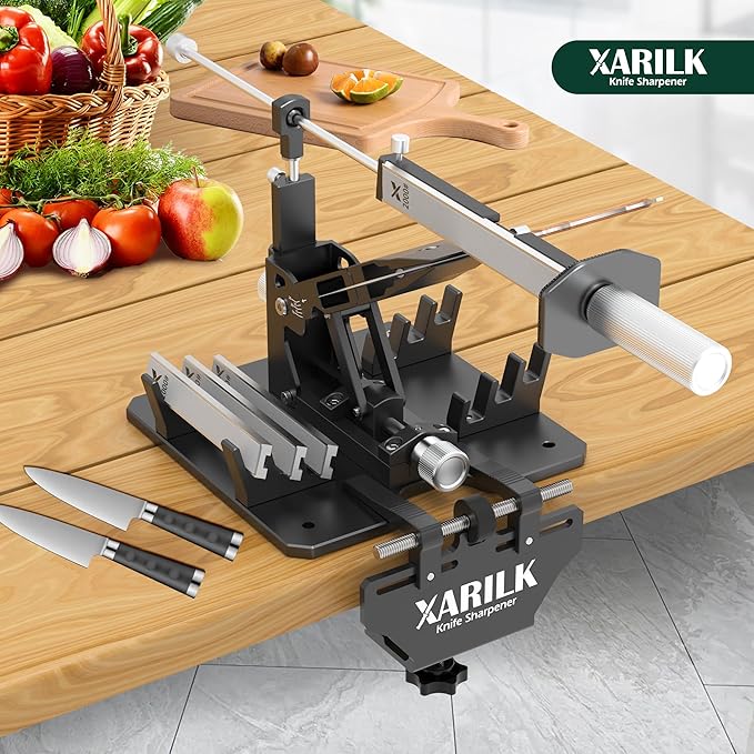 Aluminum Knife Sharpener Securing Clip, Adjustable Width 1.8-4.5", Compatible - Image 4