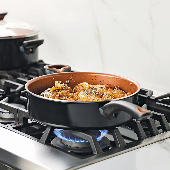 Farberware Glide Ceramic Nonstick Saute Pan / Frying Pan / Fry Pan - Image 10