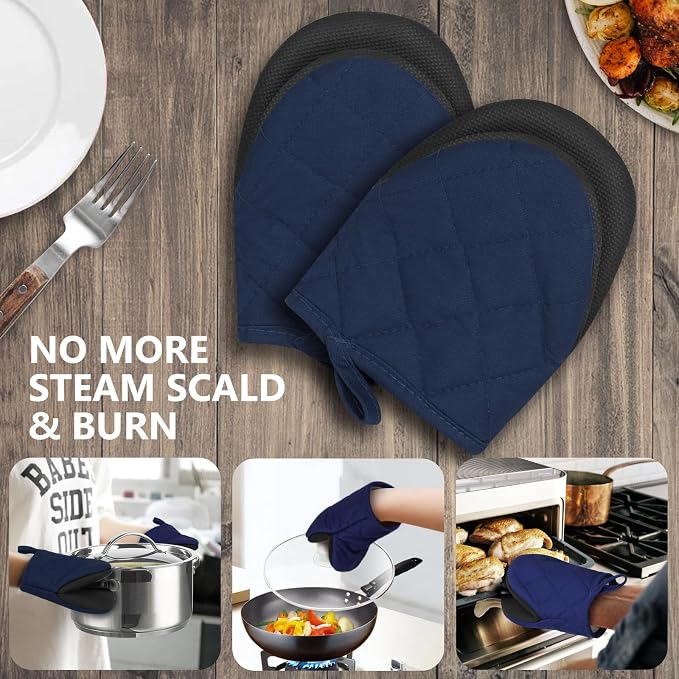 1 Pair Short Oven Mitts - Image 7