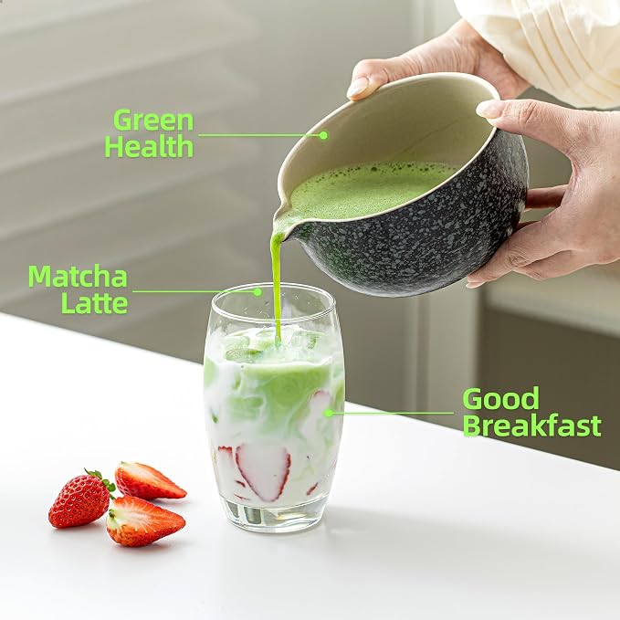 TEANAGOO 9 Pcs Matcha Whisk Set, Ceramic Matcha Set, Matcha Kit - Image 5