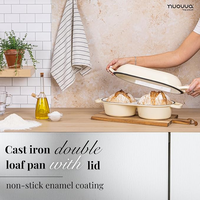 Dutch Oven For Sourdough Bread Baking – Enamelled Cast Iron Bread Loaf Pot – - Image 7