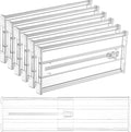 Vtopmart 6 Pack 6" Tall Upgrade Drawer Dividers by Vtopmart