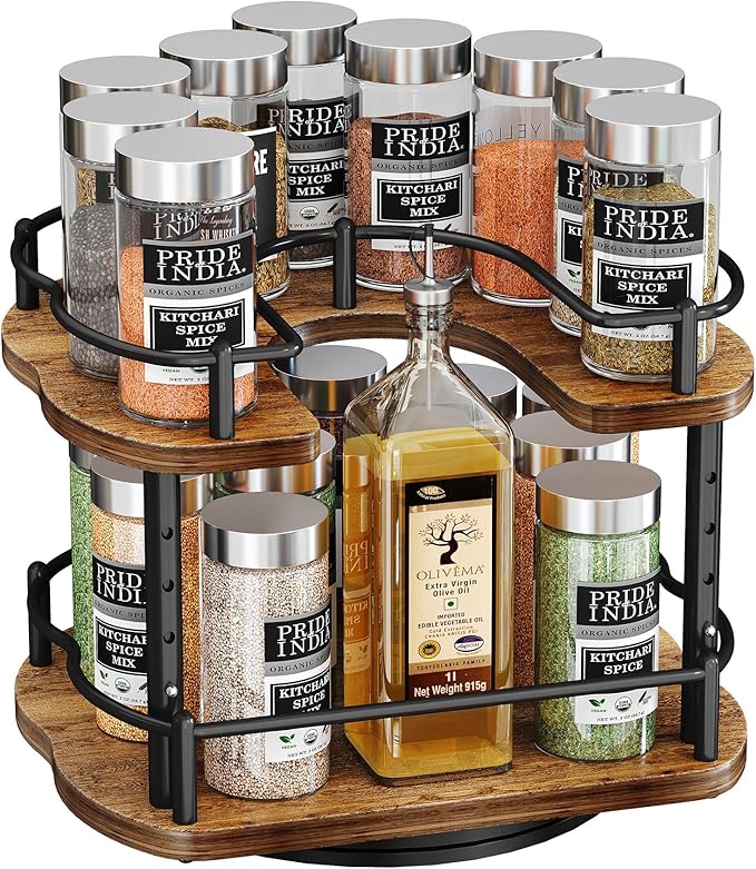 Lazy Susan Organizer Spice Rack by SNTD