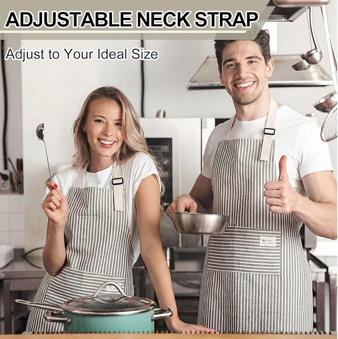 Janmercy 24 Pcs Aprons for Women Men - Image 4