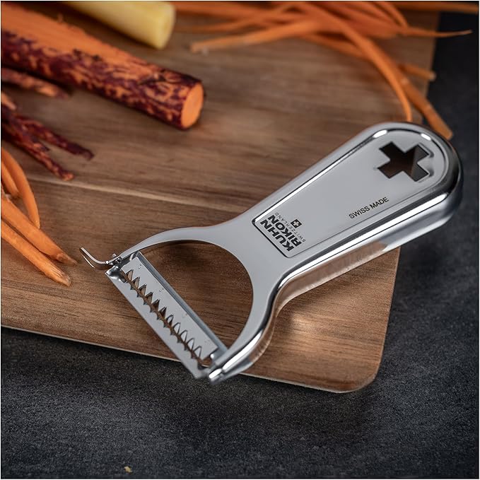 Kuhn Rikon "Swiss Metallic" Julienne Cross Peeler - Image 2