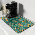 Rnivvi Coffee Mat, Hide Stain Rubber Backed Absorbent Dish Drying Pad by Rnivvi