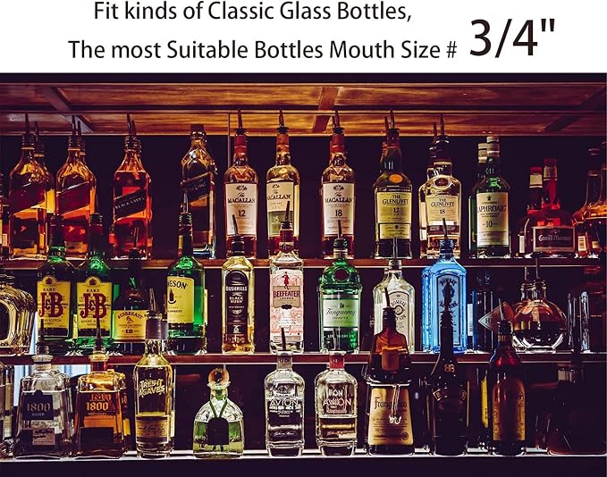 Pafusen 24 Pack Liquor Bottle Pourers, Liquor Pour Spout - Image 7