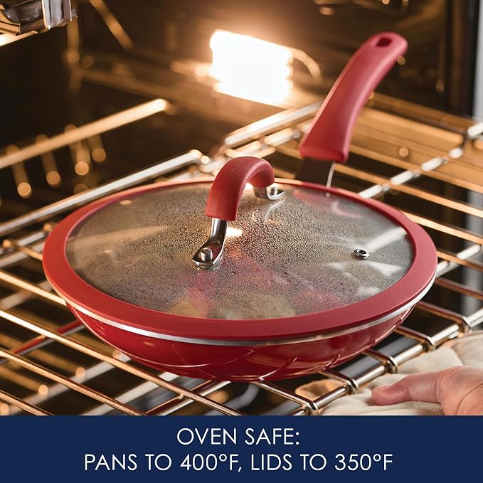 Rachael Ray Cook + Create Nonstick Cookware/Pots and Pan Set, 10 Piece - Image 10