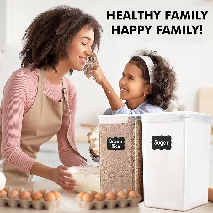 WHITE FEATHER SUPPLIES 2 PC Large Food Storage Containers - Image 7