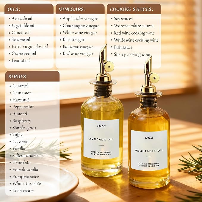 350 ML Premium Olive Oil Dispenser Bottles - Image 4