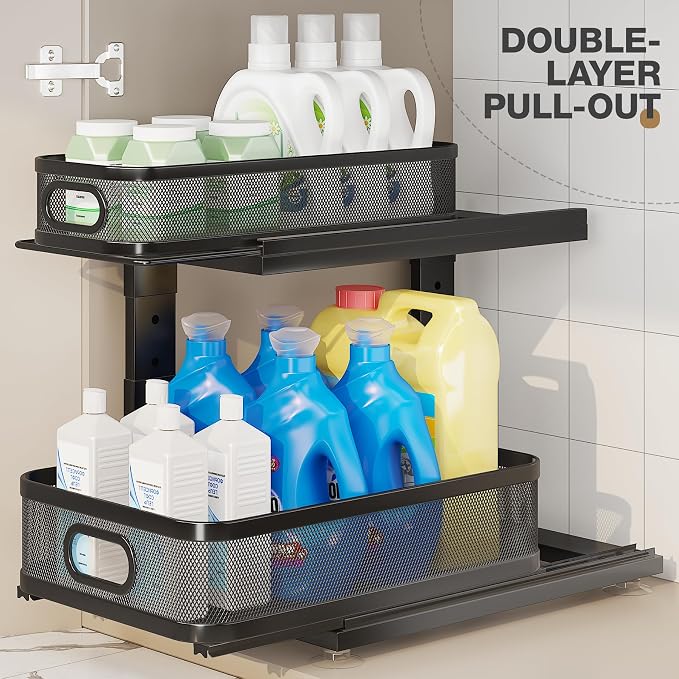 2 Pack Under Sink Organizer - Image 4
