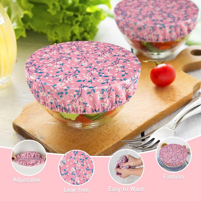 wegreeco Elastic Reusable Bowl Covers - Image 2