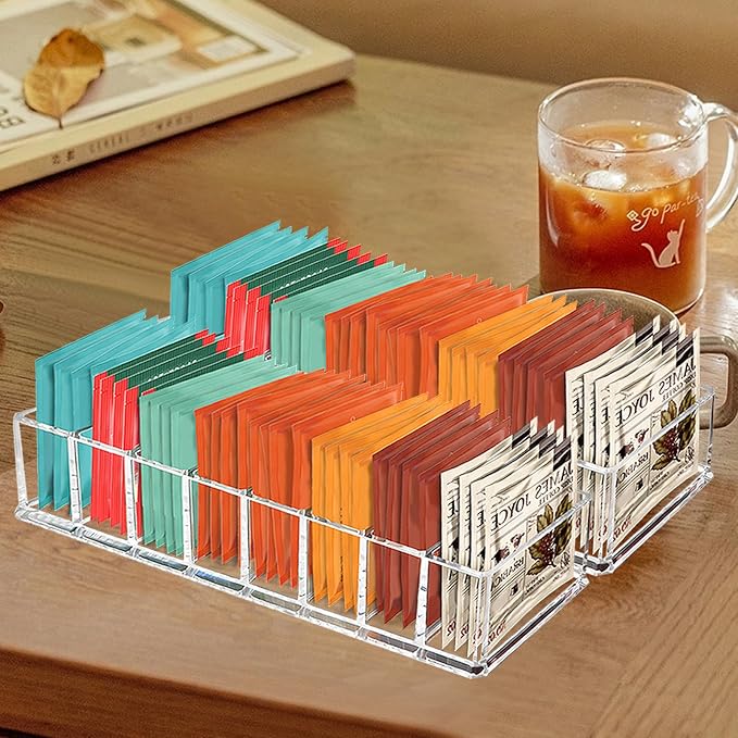 Tasybox Tea Bag Organizer, Tea Packet Storage - Image 2