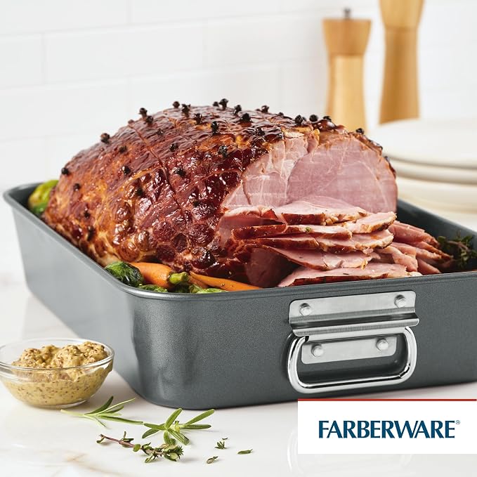 Farberware Bakeware Nonstick Steel Roaster - Image 7