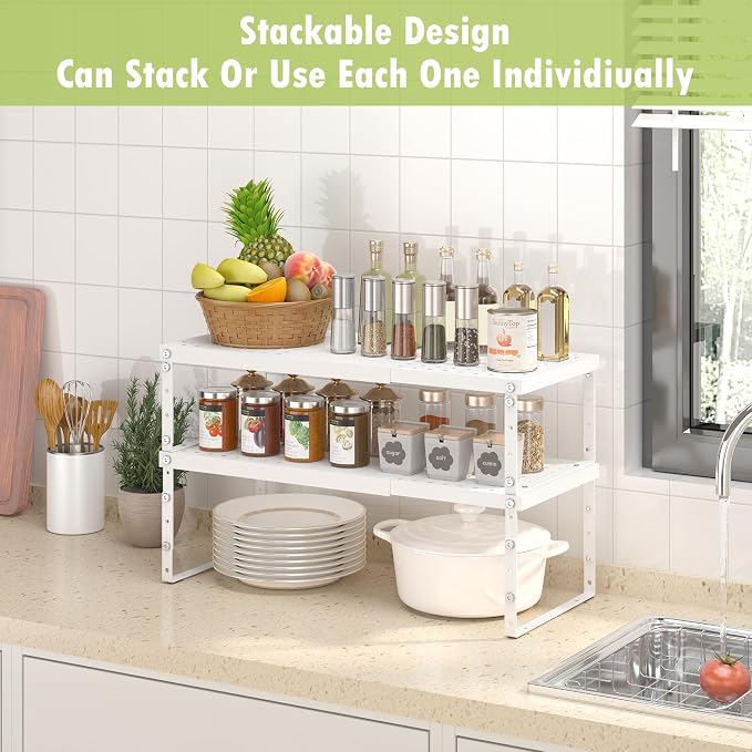RUILALIFE Expandable Cabinet Organizer Shelf - Image 6