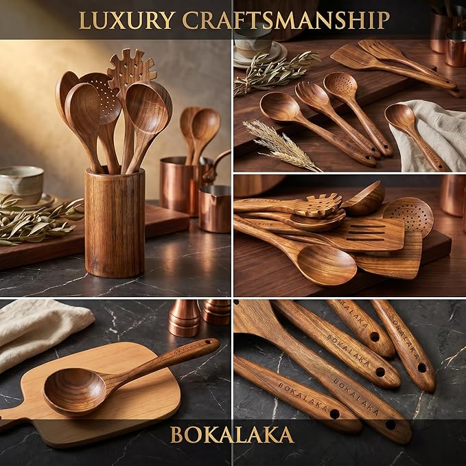 Wooden Spoons for Cooking - Image 4