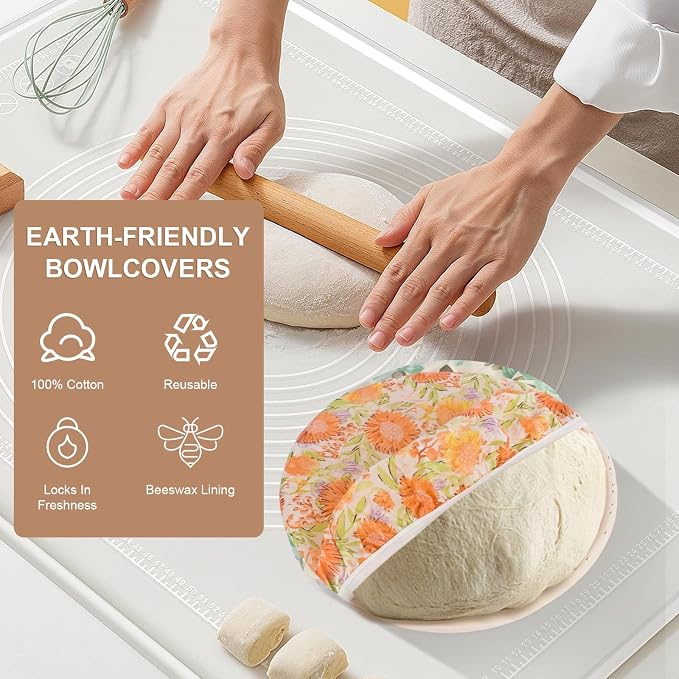 Reusable Bowl Covers for Bread Proofing - Image 5