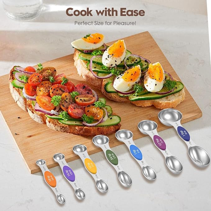 Magnetic Measuring Spoons Set of 8 - Image 7