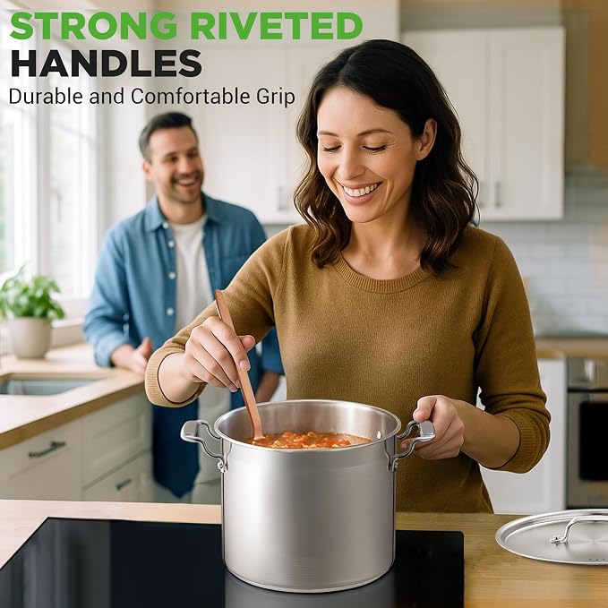 NutriChef 12-Quart Stainless Steel Stockpot - Image 9