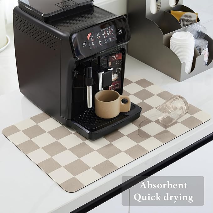 Ohocut Checkered Dish Drying Mat - Image 4