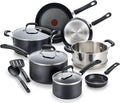 T-fal Experience Nonstick Cookware Set 12 Piece, Oven Broiler Safe 350F by T-falbrand