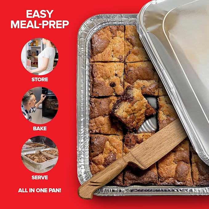 Stock Your Home 9 x 13 Disposable Aluminum Pans - Image 4