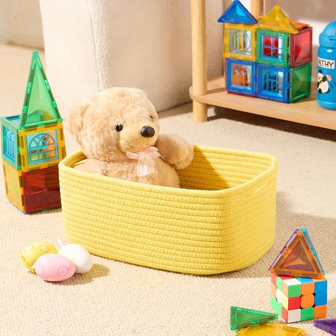 MiniArk Small Storage Baskets for Organizing | Closet Organizer Bins | Shelf - Image 4