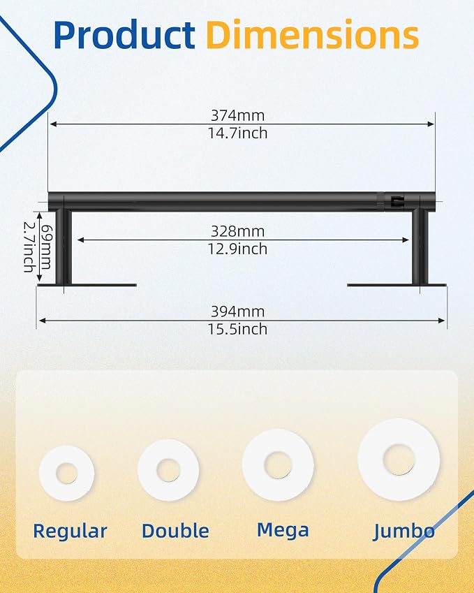 RUACQ Paper Towel Holder Under Cabinet, Wall Mounted or Adhesive Stainless - Image 6