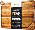 20'' Extra Large Teak Wood Cutting Board by Unknown