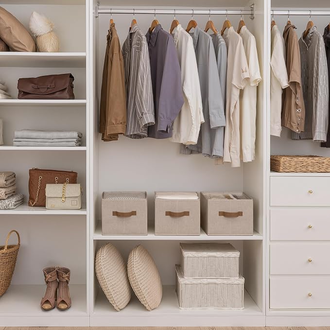 StorageWorks Shelf Baskets for Organization, Linen Closet Organizers and - Image 2