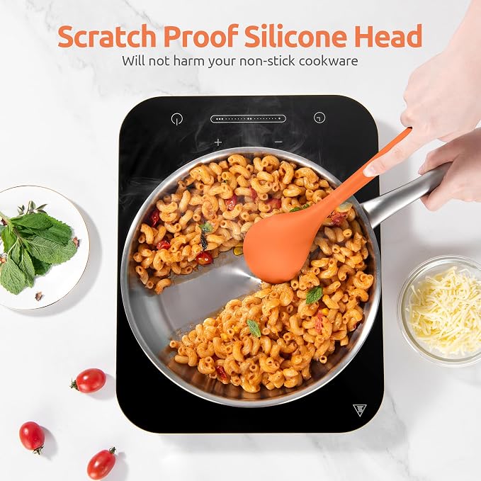 Silicone Kitchen Cooking Utensil Set: U-Taste 600ºF Heat Resistant 13.6in Extra - Image 4