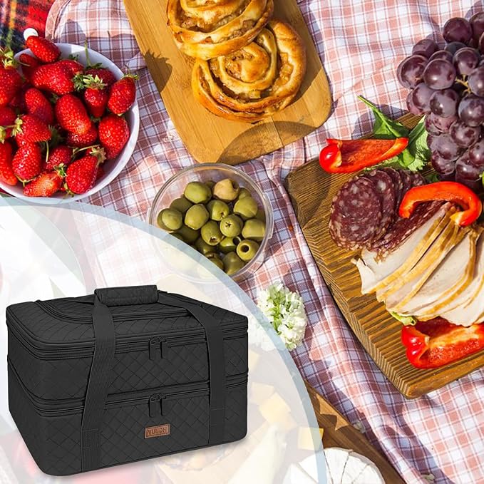 Quilted Double Decker Casserole Carrier - Image 6