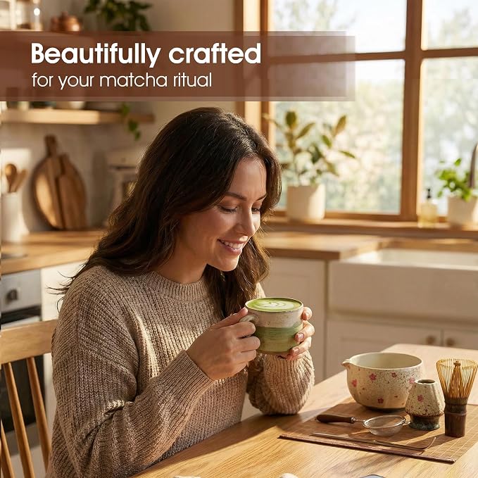 Matcha Whisk Set, 7-Piece Matcha Kit - Image 4
