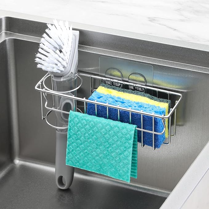 3-In-1 Sponge Holder for Kitchen Sink - Image 9