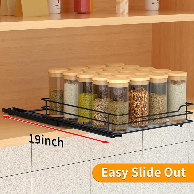 BOIVSHI Pull Out Spice Rack Organizer - Image 5