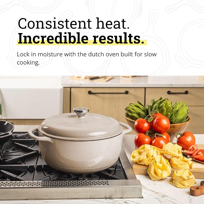 Lodge Essential Enamel Cast Iron Dutch Oven - Image 3
