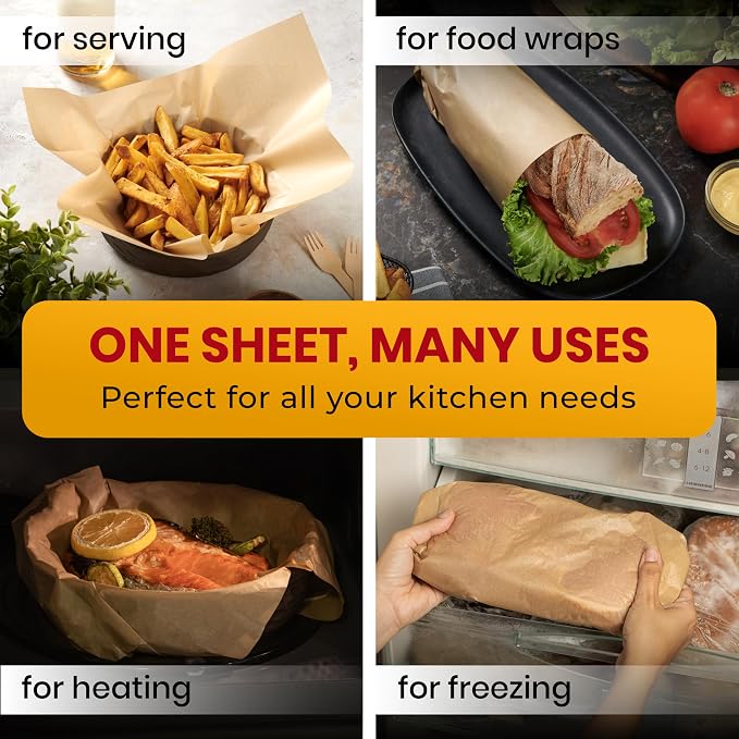 Parchment Paper Sheets for Baking, 12x16 In 120 Pcs by Baker's Signature | - Image 5