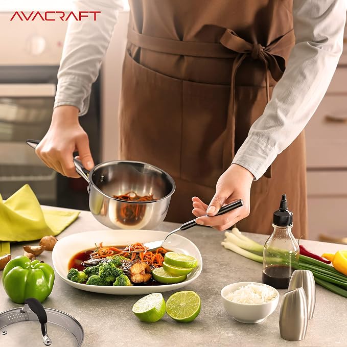 AVACRAFT Tri-Ply Stainless Steel Saucepan - Image 6