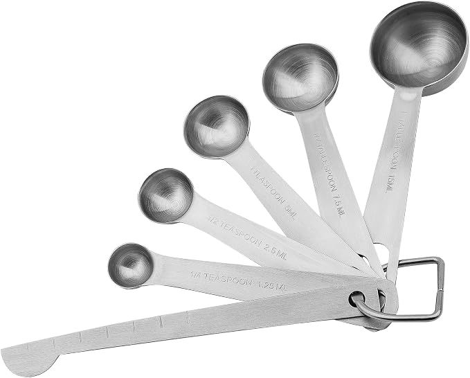 Stainless Steel Measuring Cups and Spoons Set, 18/8 Steel Material Heavy Duty 5 - Image 3
