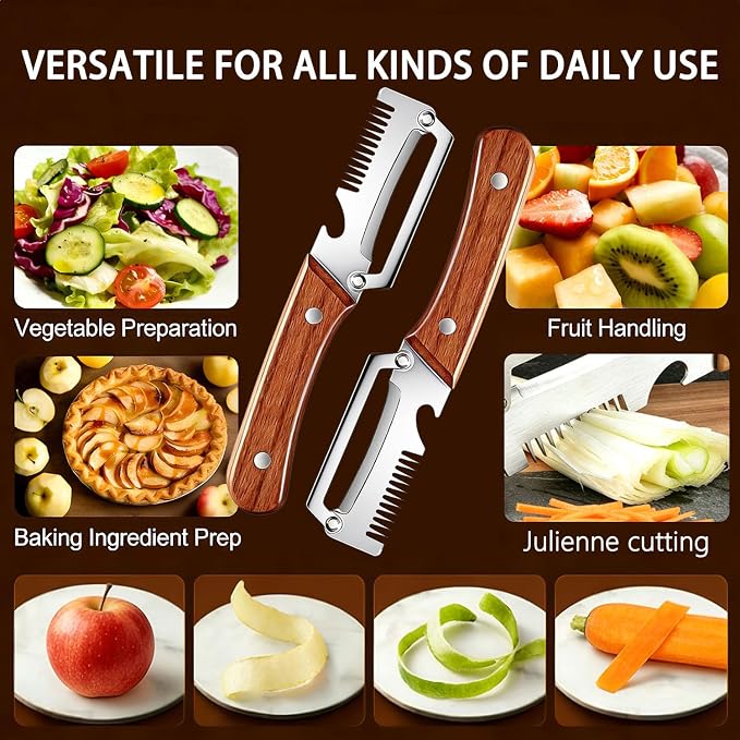 2Pcs Multi Functional Vegetable Peeler - Image 5