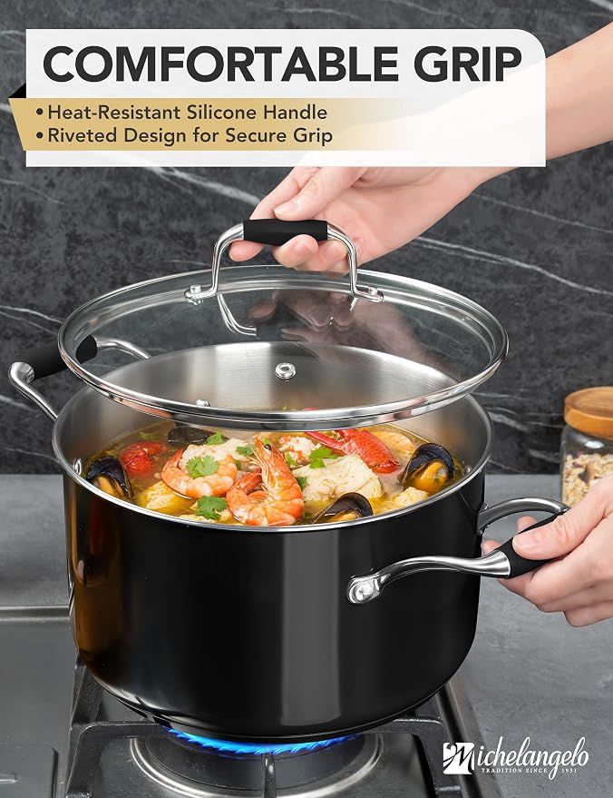 MICHELANGELO Stainless Steel Cooking Pot - Image 5