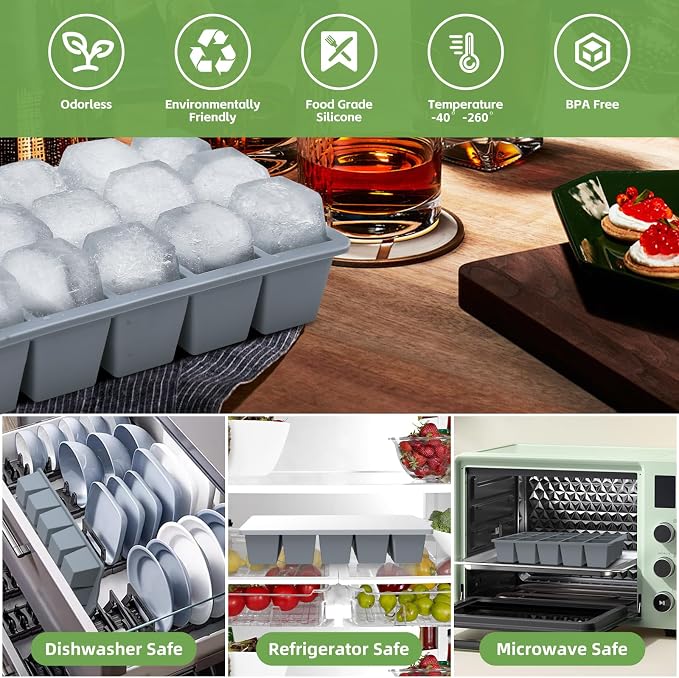 FANYITY Silicone Ice Cube Tray - Image 2