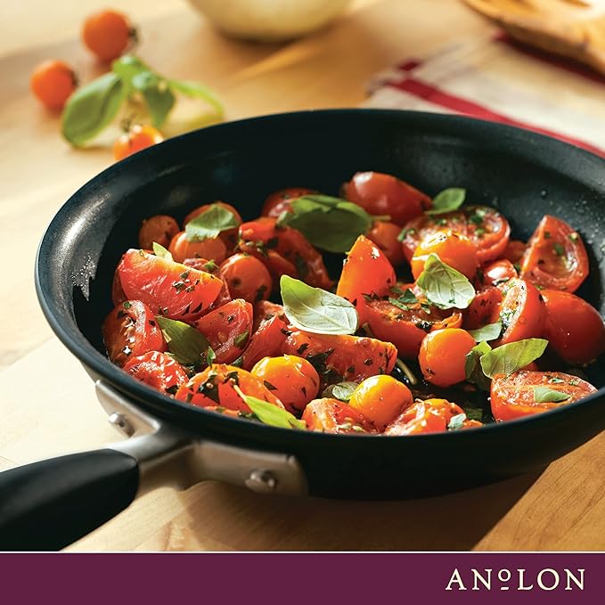 Anolon Advanced Home Hard Anodized Nonstick Frying Pan, 8.5 Inch – Small Non - Image 8