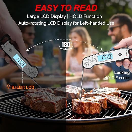 Atogou Meat Thermometer, Professional Food Thermometer, <1 Sec Instant Read - Image 6