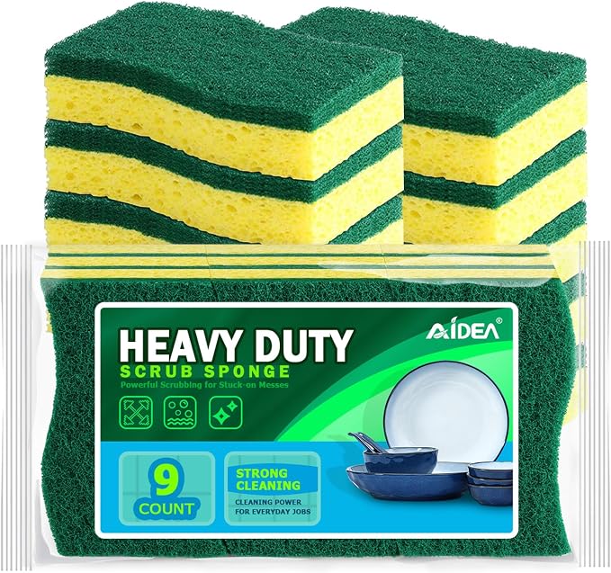 AIDEA Sponges Kitchen, Dish Sponges, Heavy-Duty Sponge by AIDEAHOME